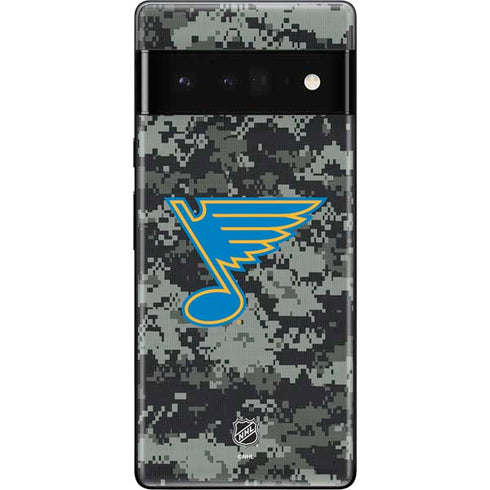 NHL St. Louis Blues Camo Google Pixel 6 Pro Skin